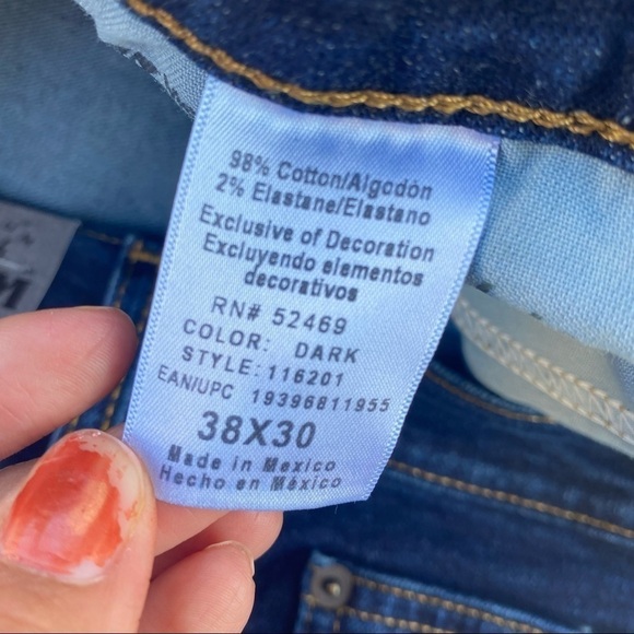 Men's 38x30 Straight fit jeans NEW - Picture 8 of 10